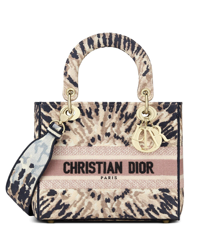 Christian Dior Medium Lady D-Lite Bag Apricot - Replica Bags and Shoes ...