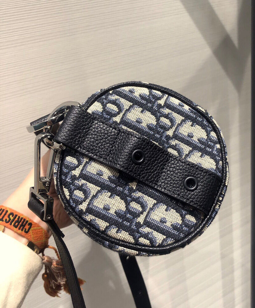 Christian Dior Mini Roller Messenger Bag Dark Blue - Image 3