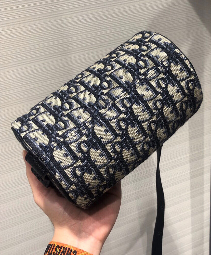 Christian Dior Mini Roller Messenger Bag Dark Blue - Image 4