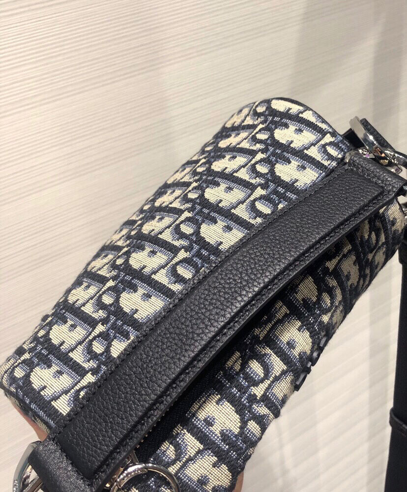 Christian Dior Mini Roller Messenger Bag Dark Blue - Image 5