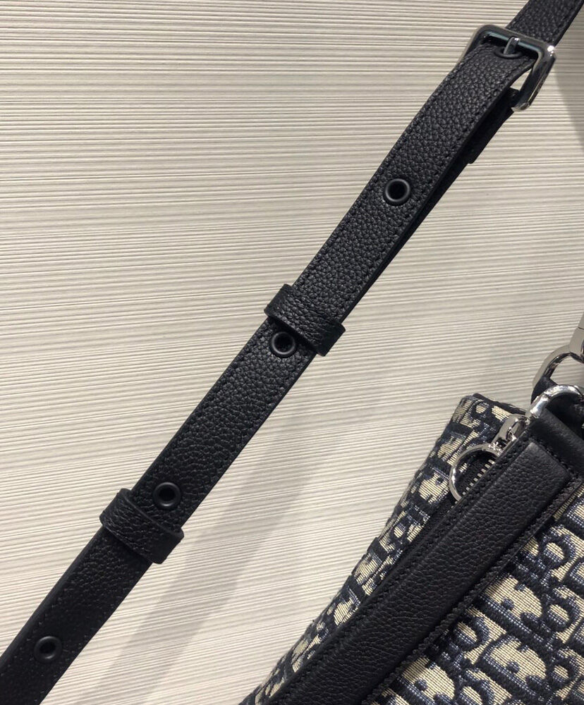 Christian Dior Mini Roller Messenger Bag Dark Blue - Image 7