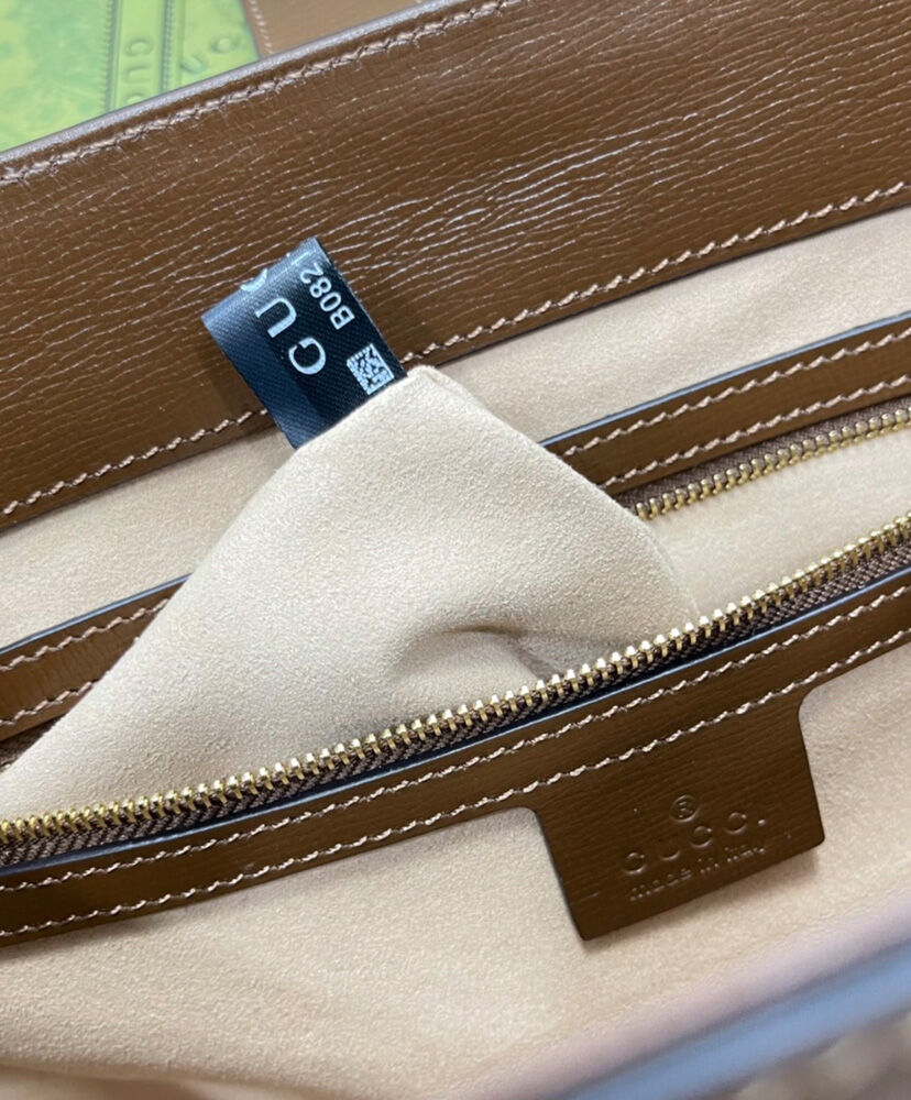 Gucci Jackie 1961 Medium Tote Bag 649016 Coffee - Image 6