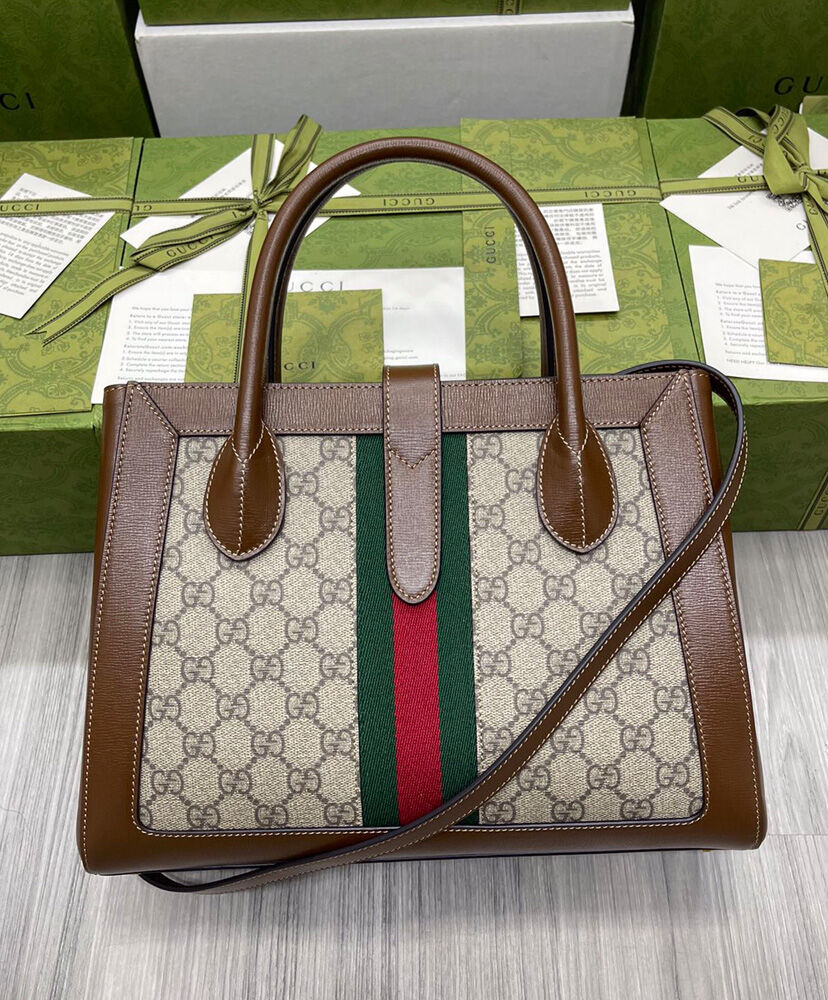 Gucci Jackie 1961 Medium Tote Bag 649016 Coffee - Image 5