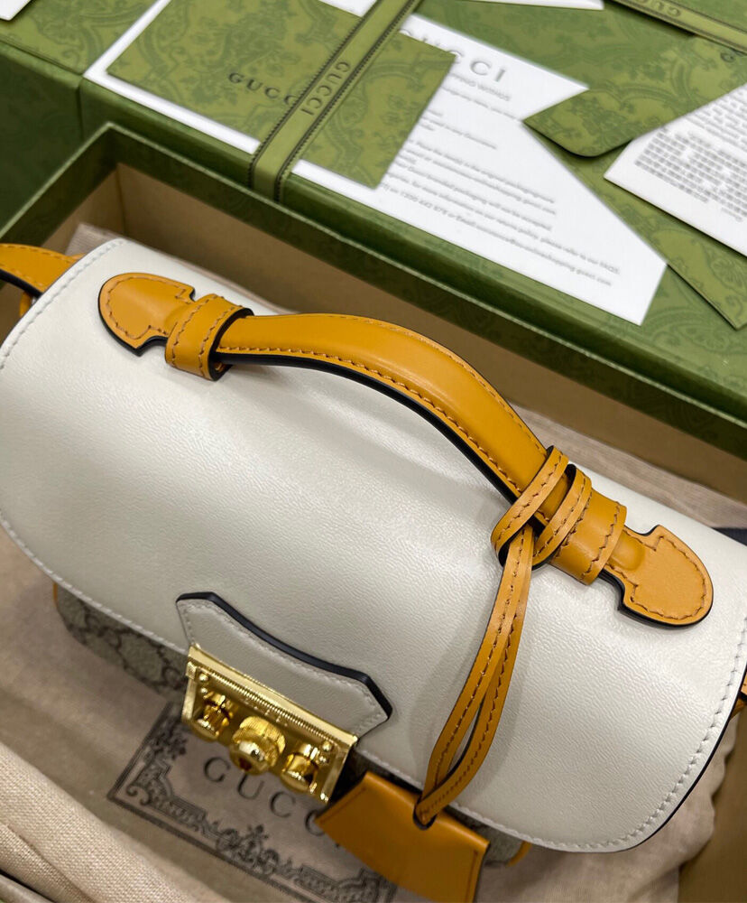 Gucci Padlock Mini Bag 658487 Yellow - Image 9