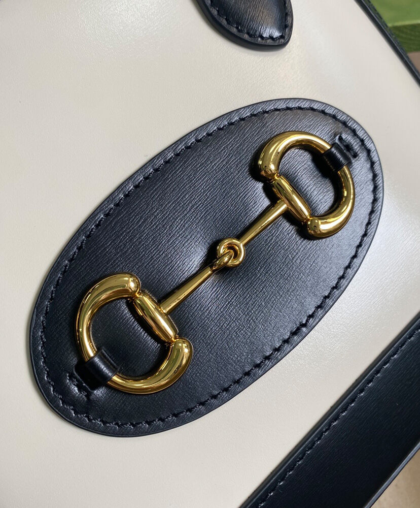 Gucci Horsebit 1955 Mini Top Handle Bag 640716 Cream - Image 8