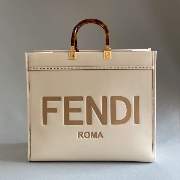 Fendi First Medium Dark Brown leather Bag - AlimorLuxury