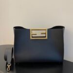 Fendi WAY Medium Black leather bag