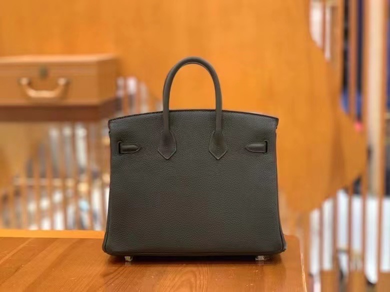 Hermes Birkin Black Togo Leather 25 Bag - Image 4