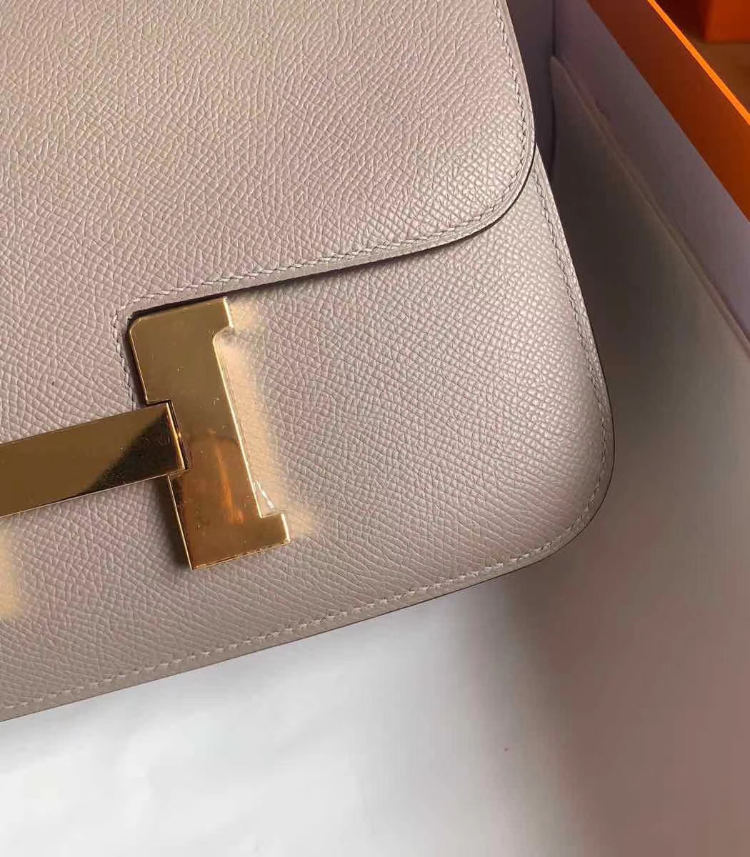 Hermes Taupe Brown Atoll Epsom Constance 24cm - Image 3