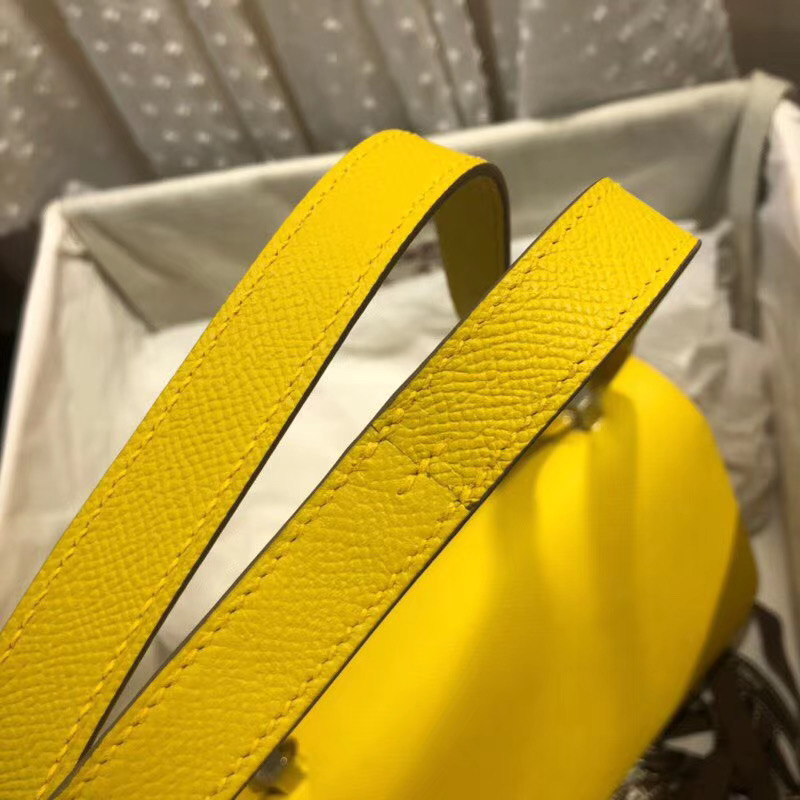 Hermes Yellow Atoll Epsom Constance 24cm - Image 4
