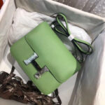 Hermes Olive Atoll Epsom Constance 24cm