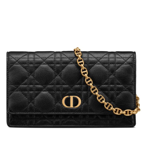 Christian Dior Caro Belt Pouch With Chain
