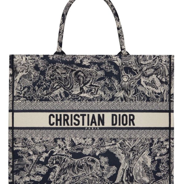 Christian Dior Book Tote Black - AlimorLuxury