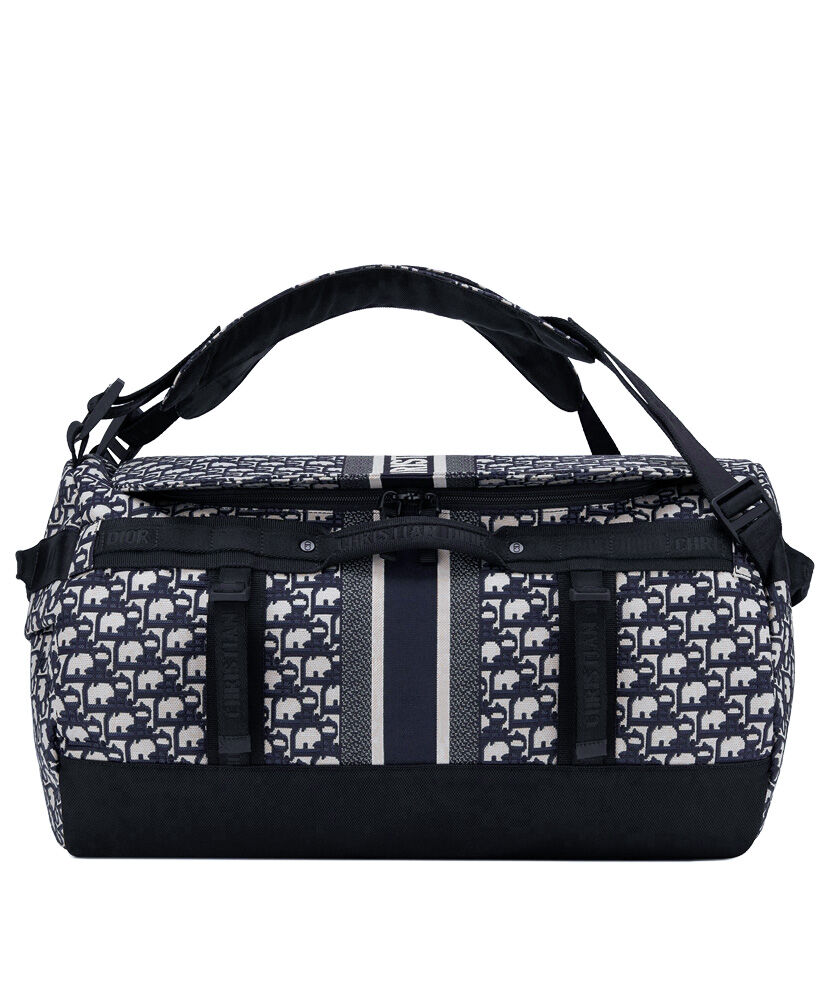 Christian Dior Large Diortravel Backpack Dark Blue Replica Bags and