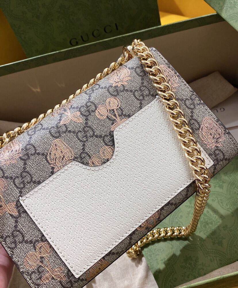 Gucci Padlock Small Berry Shoulder Bag 676238 Cream AlimorLuxury