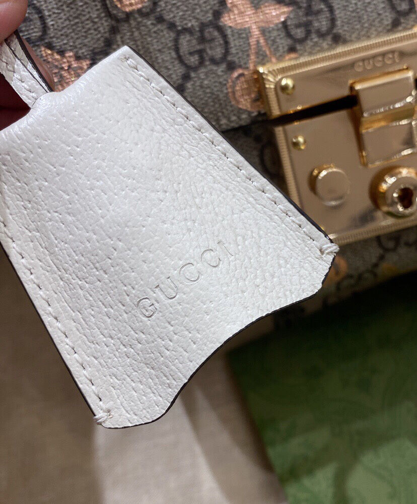 Gucci Padlock Small Berry Shoulder Bag 676238 Cream AlimorLuxury