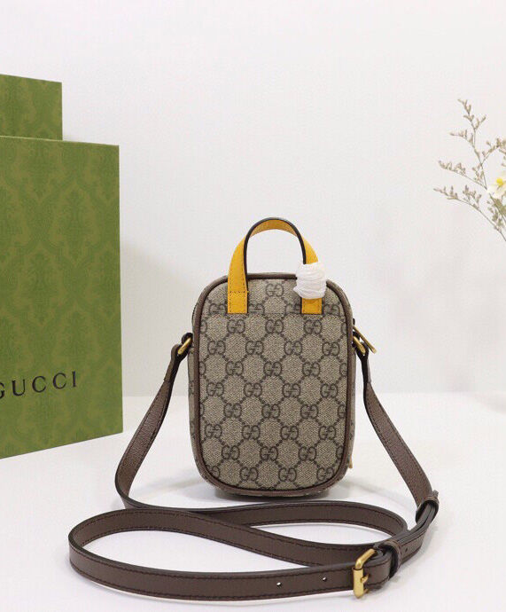 Gucci Neo Vintage Mini Bag 658556 Dark Coffee - AlimorLuxury