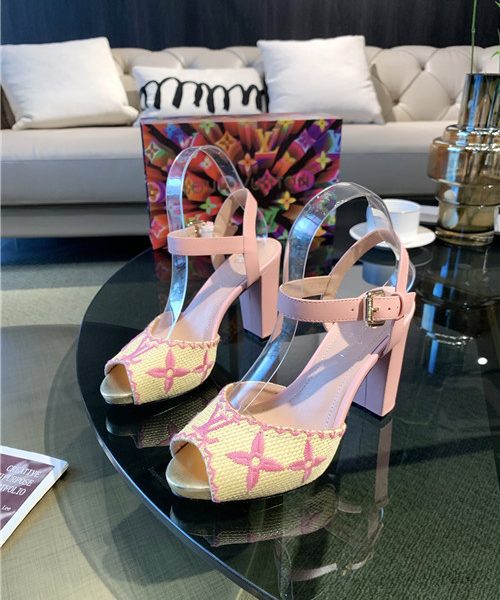 louis vuitton lv heel sandals