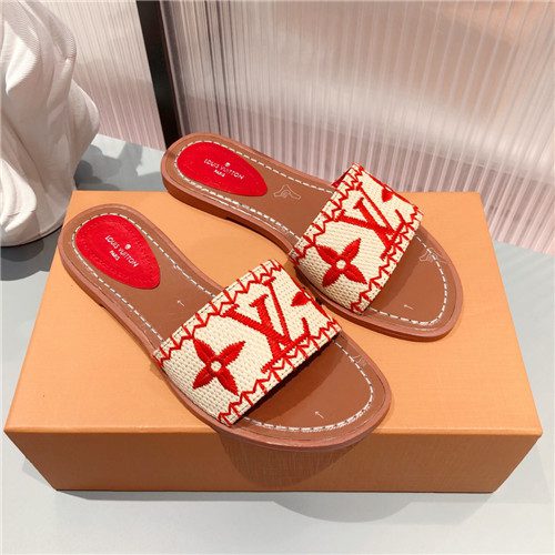 lv flat sandals womens