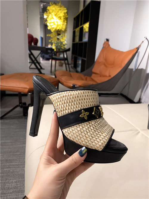 lv high heel slippers womens - Image 5