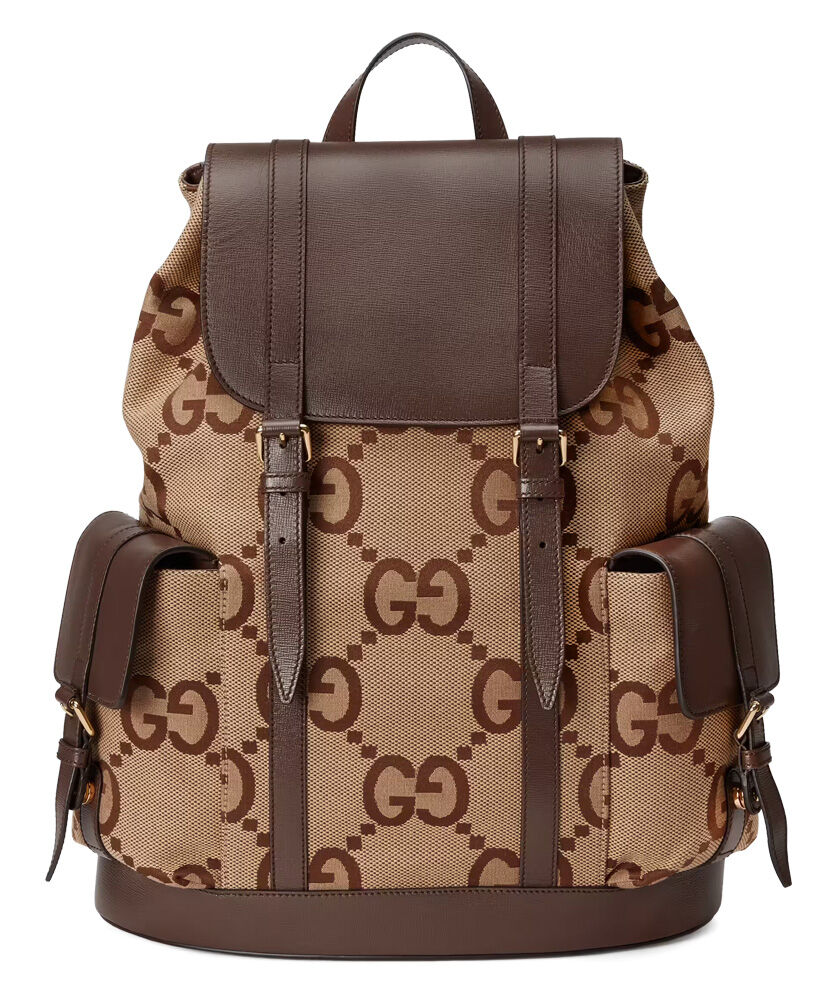 Gucci Backpack With Jumbo GG Dark Coffee Replica Bags and Shoes online Store AlimorLuxury