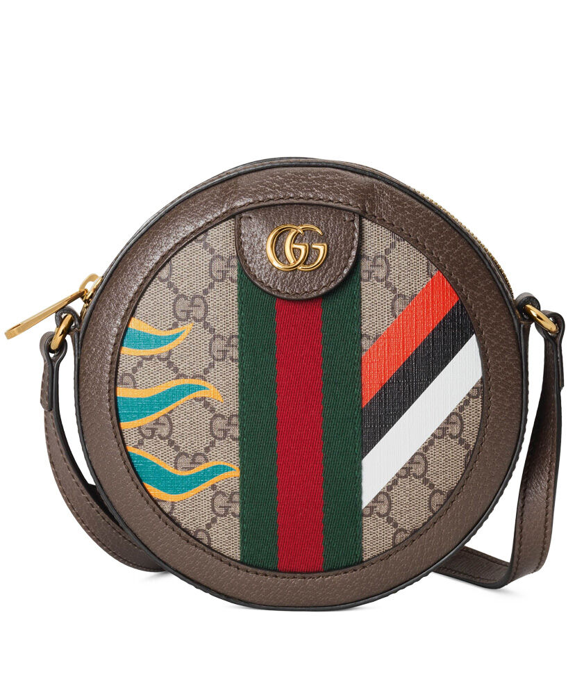 Gucci Round Shoulder Bag With Double G 574978 Dark Coffee - Replica ...