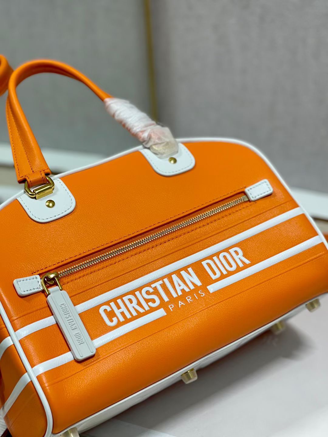 Dior Vibe bowling bag Orange AlimorLuxury