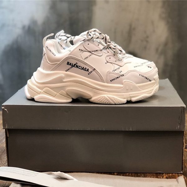 BALENCIAGA Triple S Sneakers White