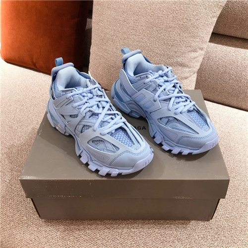 balenciaga track 3.0 blue sneaker women