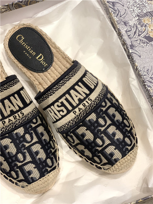 dior embroidered slippers womens - Image 3