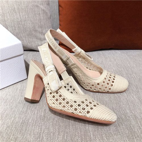 dior block heels sandals