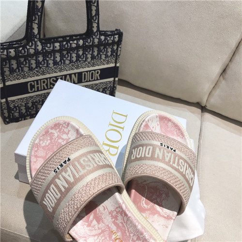 dior embroidered slippers - Image 5