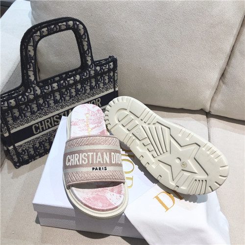 dior embroidered slippers - Image 8