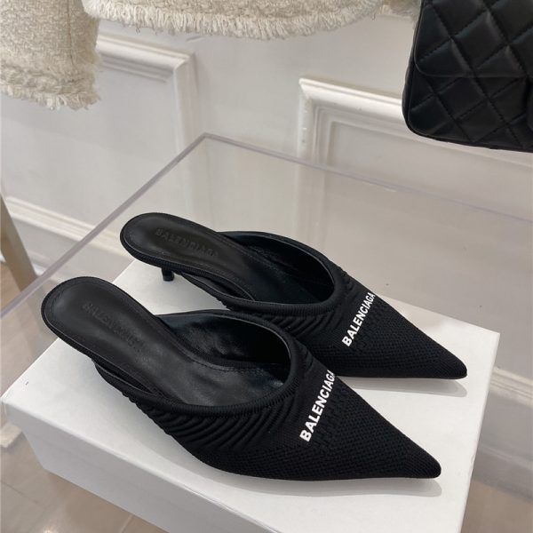 Balenciaga pointed toe slippers