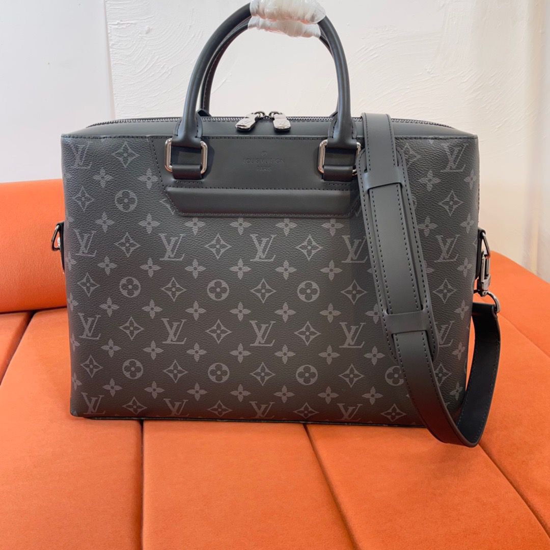 Louis Vuitton Odyssey Briefcase Black Bag Replica Bags and Shoes