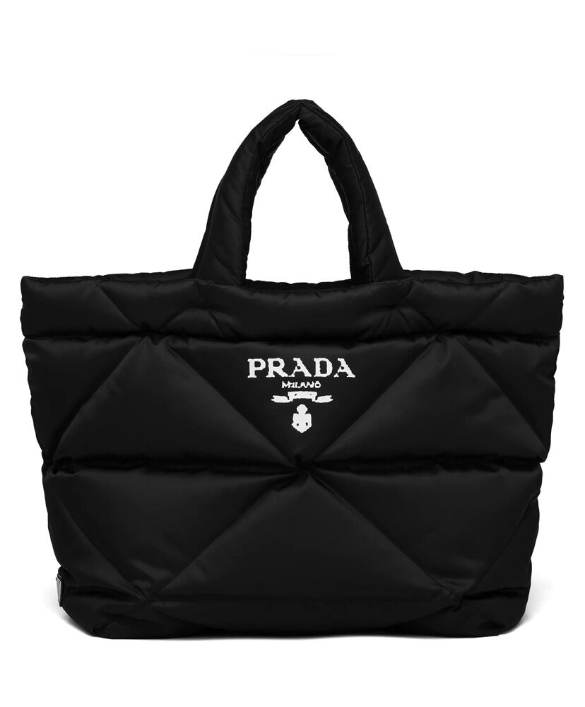 Padded Re-Nylon Tote Bag 2VG082 Black - Replica Bags and Shoes online ...