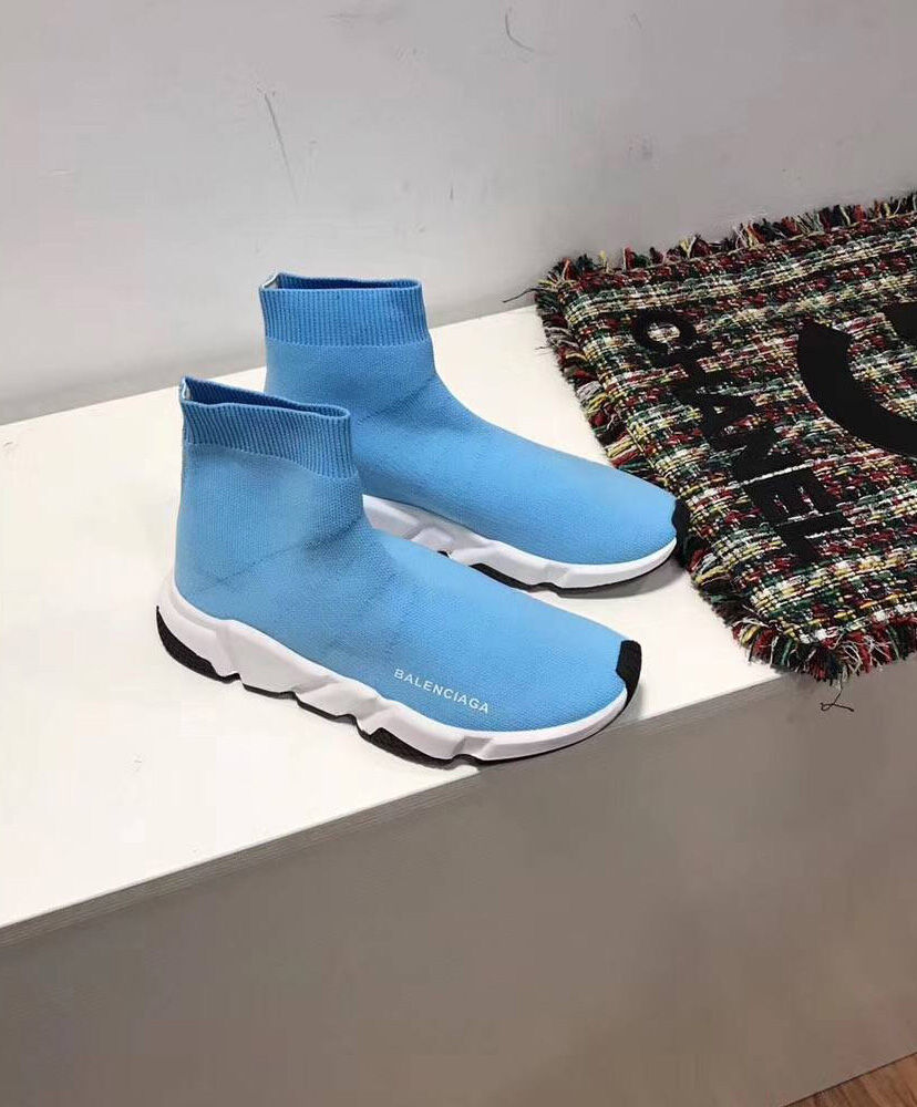 Balenciaga Unisex Knit High-Top Sneakers - Image 2