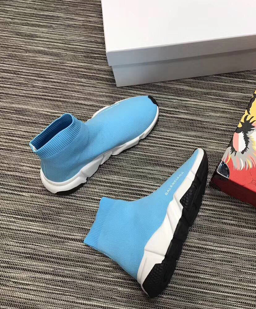 Balenciaga Unisex Knit High-Top Sneakers - Image 6