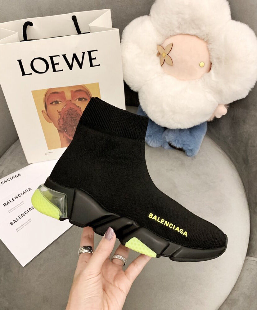 Balenciaga Unisex Speed Clear Sole Sneaker - Image 4