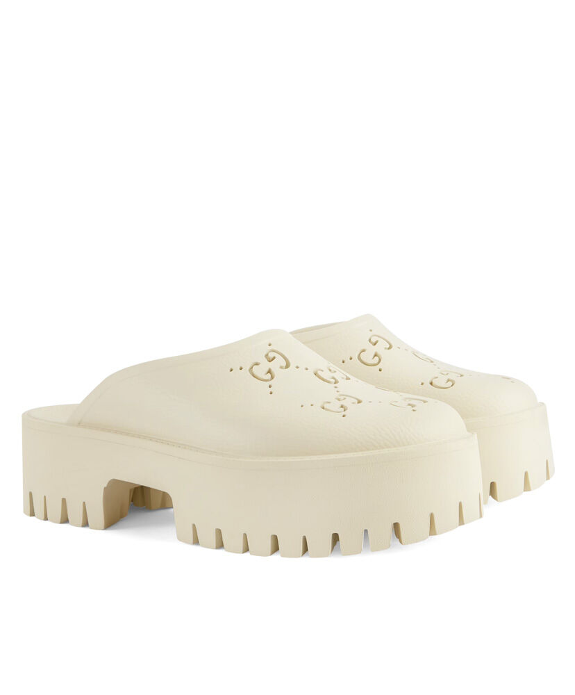 gucci perforated platform