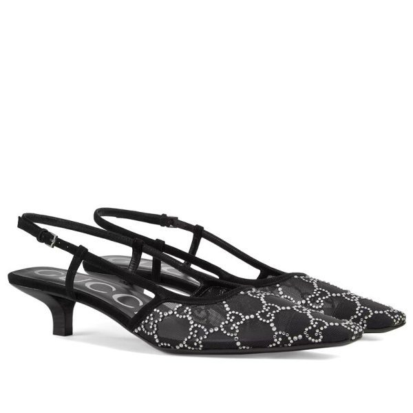 Gucci Women's 100 SlingBack Pump Cream