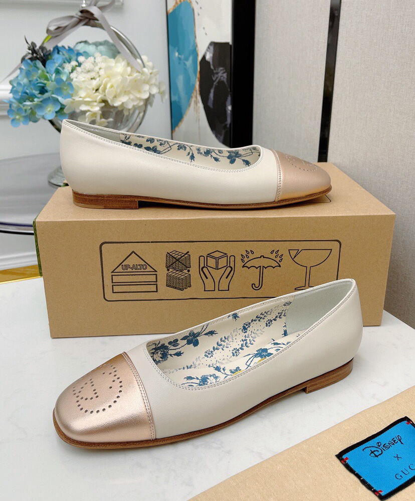 Gucci Women's Ballet Flat With Interlocking G AlimorLuxury