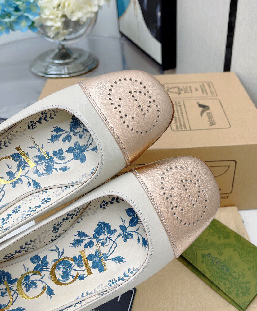 Gucci Women's Ballet Flat With Interlocking G AlimorLuxury