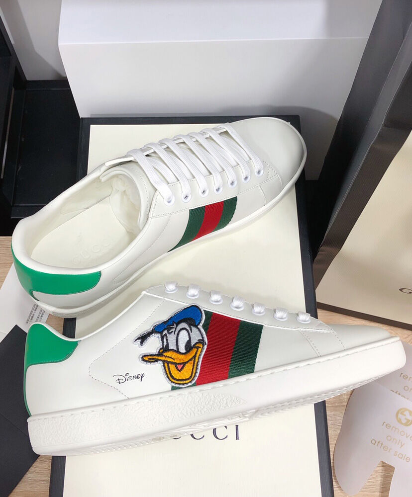 Gucci x Disney Unisex Donald Duck Ace sneaker White - Image 5