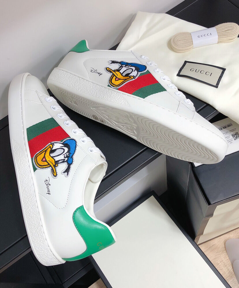 Gucci x Disney Unisex Donald Duck Ace sneaker White - Image 7
