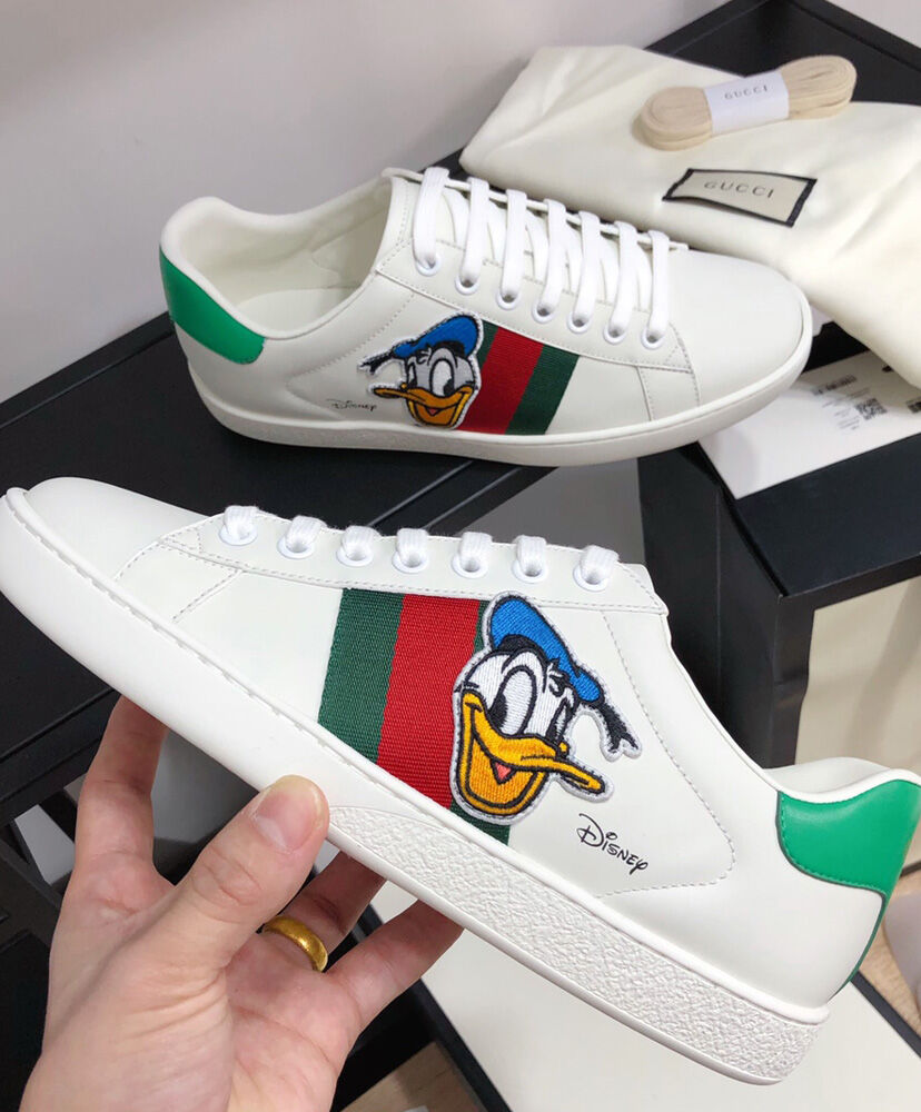 Gucci x Disney Unisex Donald Duck Ace sneaker White - Image 8