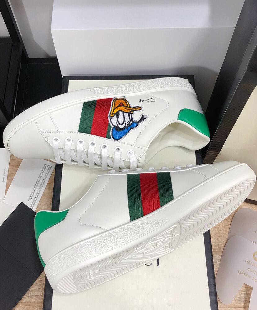 Gucci x Disney Unisex Donald Duck Ace sneaker White - Image 9