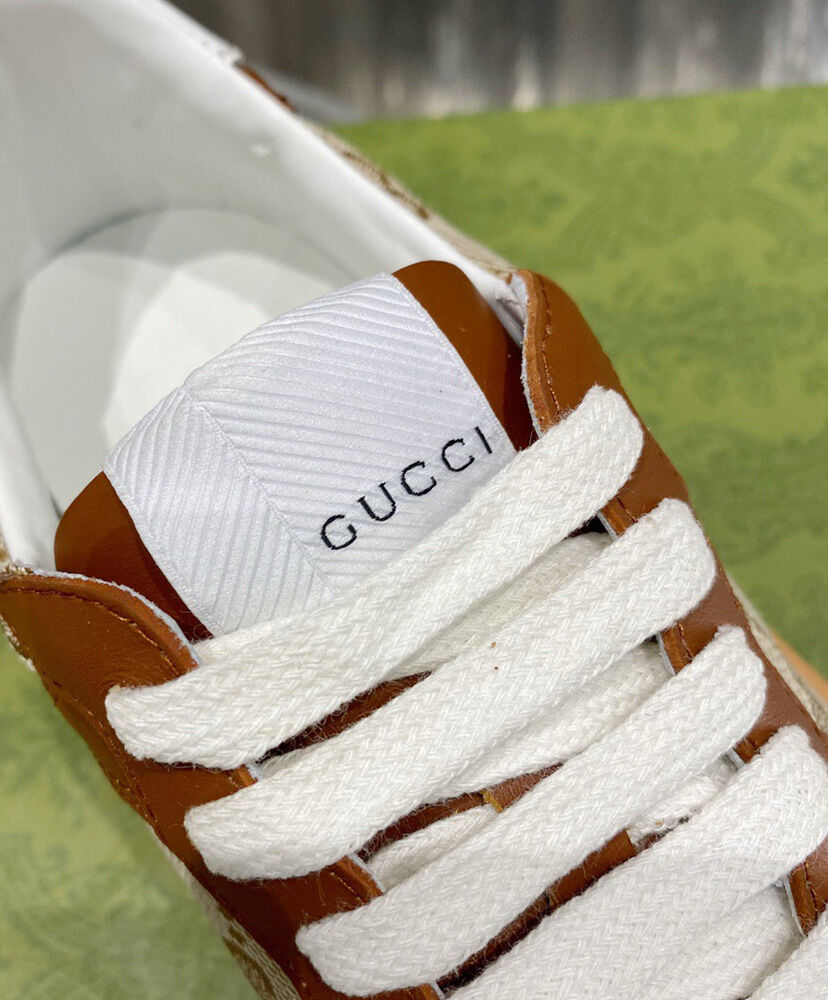 Gucci Unisex GG Sneaker 676092 Coffee - Image 8