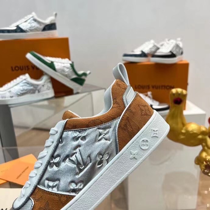 Louis Vuitton Trainer Men Shoes Coffee - Image 6