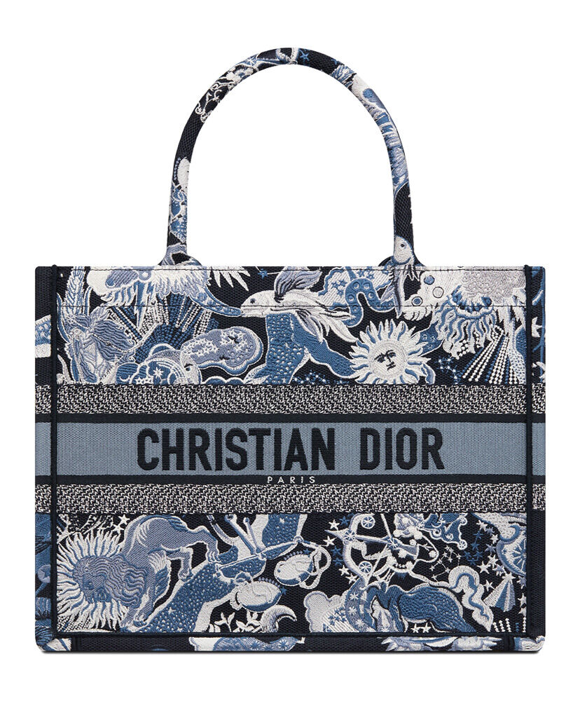 Christian Dior Medium Dior Book Tote Dark Blue - Replica Bags and Shoes ...